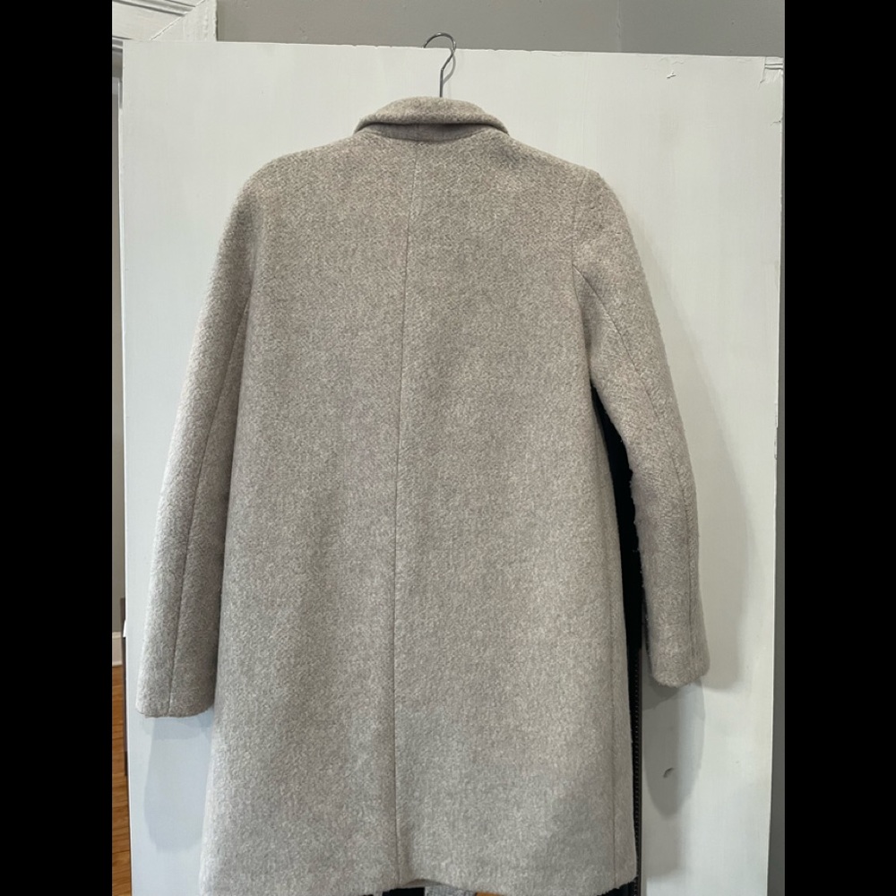 Zara Women’s Winter Coat in tan/grey